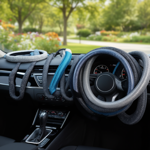 Funda para Volante de Coche con Brillantina Decorativa de 37-39 cm - Product Image 3