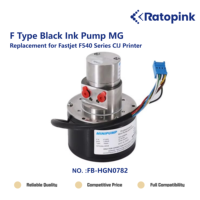 Pompa Tinta Hitam Tipe F Ratopink FB-HGN0782 MG, Pengganti untuk Printer CIJ Seri Fastjet F540