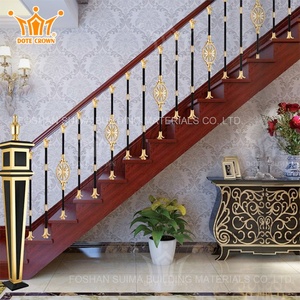 <span class=keywords><strong>Ringhiere</strong></span> decorative in stile moderno con sfere di cristallo <span class=keywords><strong>ringhiere</strong></span> per scale rotanti per ville squisite di fascia alta - Product Image 4