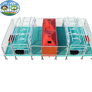 Vendite dirette in fabbrica su misura scrofa letti per maialino casse per animali in acciaio zincato a caldo gabbie per animali in stile europeo One-Stop - Product Image 1