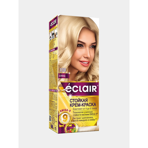 Eclair EC01 Permanent <b>Hair</b> <b>Color</b> Cream with Oils OMEGA9 Sachet Pack Professional Salon <b>Hair</b> Dye - Product Image 1
