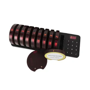 Calling Jiantao Wireless Calling System Waterproof Buzzer Vibration Pager For Restaurant Cafe Canteen