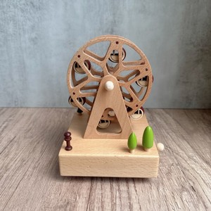 Caja Musical de Madera con Forma de Noria, Ecológica, para Niños, Reproduce Música, Regalo para el Día de San Valentín, <span class=keywords><strong>Navidad</strong></span>, Cumpleaños - Product Image 5