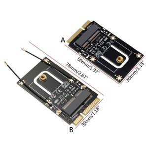 <span class=keywords><strong>M</strong></span>.<span class=keywords><strong>2</strong></span> NGFF zu Mini-PCI-E (PCIe+USB) Adapter für <span class=keywords><strong>M</strong></span>.<span class=keywords><strong>2</strong></span> WLAN-Key für Intel AX200 9260 8265 8260 Schlüssel NGFF E für m2 - Product Image 3
