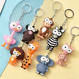 Wholesale Eco-Friendly Soft PVC Rubber Keychain <b>Custom</b> Logo 2D 3D UV Printing Durable Personal Design Promotion Gift <b>Key</b> Holder - Product Image 1