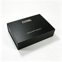 Boîte cadeau rigide de luxe avec logo personnalisé et insert en mousse EVA pour ensemble de bougies parfumées et diffuseurs à bâtonnets