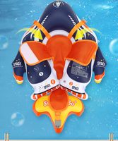 Bouée de natation gonflable en PVC pour bébés et enfants, jouet aquatique d'été avec auvent pour piscine, flotteurs pour la natation