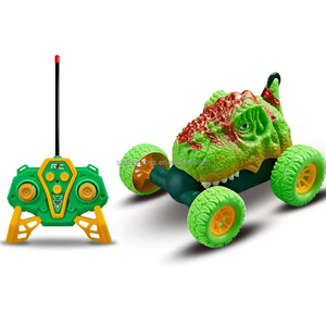 LK Toys Expert Voiture télécommandée <span class=keywords><strong>dinosaure</strong></span> 6 canaux avec cascades, rotation 360° invincible, lumières colorées et musique - Product Image 3