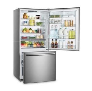 Refrigerador de Dos Puertas con Congelador Inferior de Acero Inoxidable de 17 Pies Cúbicos, Refrigerador Doméstico - Product Image 1