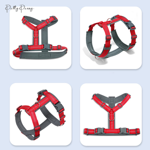 Harnais de poitrine pour gilet pour animaux de compagnie de Type H laisse de marche pour <span class=keywords><strong>chien</strong></span> harnais pour animaux de compagnie respirant réglable anti-déflagrant avec matériel de plongée - Product Image 5