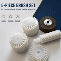 Brosses et rouleaux de nettoyage pour machine à laver les chaussures automatique professionnelle, accessoires pour le lavage des bottes, en nylon souple et rigide