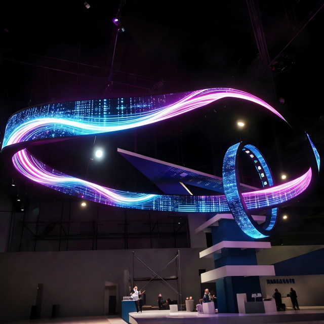Customized Indoor LED Flexible Screen P1.86 Flexible LED Display Flexible LED Display That Can Be Bent