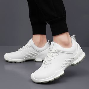 รองเท้าผ้าใบลำลองผู้ชาย หนังแท้ ใส่สบาย รองรับแรงกระแทก เหมาะกับกิจกรรมกลางแจ้งและเดินเล่น - Product Image 2