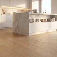 High-Silent Anti-Static White Oak Russian Oak Imported Full Birch Hardwood Multilayer Flooring 1900X190X14mm Outdoor Park