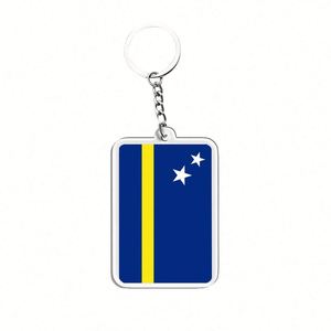 Wholesale Custom Curacao Keychain Acrylic Material Double-Sided Printing Exquisite Workmanship - Product Image 1