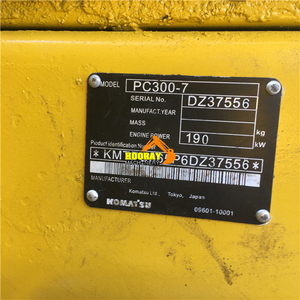 Excavatrice Komatsu PC300 PC300-7 PC300-8 d'occasion du Japon, 30 tonnes, grande pelle d'occasion en bon état, à vendre - Product Image 6