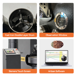 2kg 3kg 5kg 10kg 15kg <strong>Coffe</strong> Bean <strong>Roaster</strong> Giesen Commercial <strong>Coffee</strong> Roasting Machine <strong>for</strong> <strong>Industrial</strong> Beans And <strong>Roasters</strong> Machines - Product Image 2