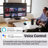 Control Remoto Universal Infrarrojo con Control por Voz de Google Alexa para Electrodomésticos, Control Remoto IR Inteligente WiFi Tuya