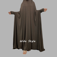 Jilbab de prière en jersey de qualité supérieure, une pièce, style modeste turc, pour l'Aïd et le Ramadan, robe islamique pour femmes musulmanes, vente en gros, jilbab saoudien instantané