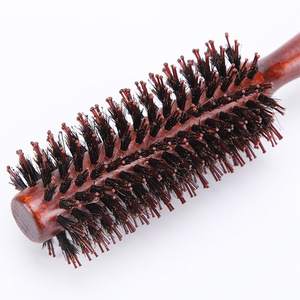 Brosse à cheveux en bois de lotus Wanmei, grande brosse à poils de sanglier pour salon de coiffure - Product Image 4