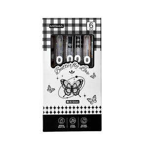 Set di Penne a Sfera Retrattili con Logo Stampato 0.5mm, Penne Gel Blu Rosso Verde, Larghezza di Scrittura 0.5mm, Cancelleria in Plastica - Product Image 2