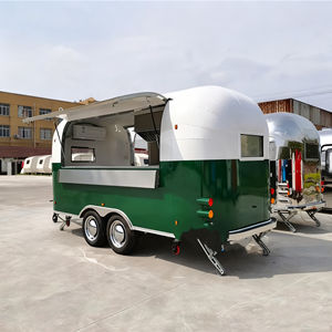 Nouvelle remorque alimentaire mobile carrée en aluminium personnalisée et camion pour la vente de bonbons et de chips - Product Image 4