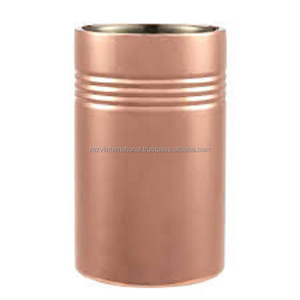 Refroidisseur à vin vintage en acier inoxydable fait main, élégant seau à glace pour refroidir les boissons - Product Image 3