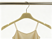 Cintres en plastique velours personnalisés de haute qualité, antidérapants, gain de place, pour magasin de vêtements