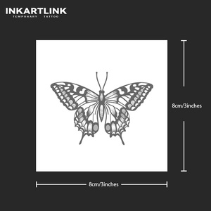Tatuaggi Temporanei Realistici a Forma di Farfalla <span class=keywords><strong>Vintage</strong></span>, Stile Punk, per Uomo e Donna, Vendita all'Ingrosso - Product Image 4