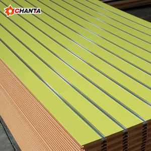 Placa Ranurada en Oferta, <span class=keywords><strong>MDF</strong></span> Resistente a la Humedad HMR de 18 mm, 1220*2440 mm, Popular en India - Product Image 1