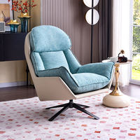 Fauteuil de relaxation pivotant moderne de luxe, confortable et inclinable, pour salon, chambre et bureau à domicile, meuble d'appoint