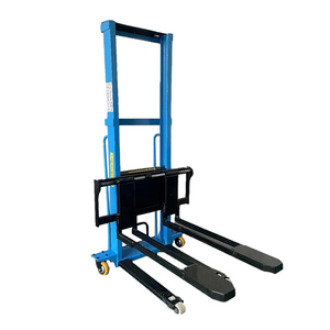 Giá rẻ Giá 1t đầy đủ điện xách tay tự tải Stacker thang xe tải gắn xe nâng nhà hàng & bán lẻ pin hoạt động - Product Image 2