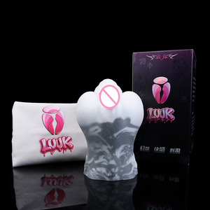 Grayboo Wolf Snow Woman Half Body Silicone Male Masturbator Dual Channel Design Realistic Penis Massager Adult Toy for Men 18+ - Product Image 2