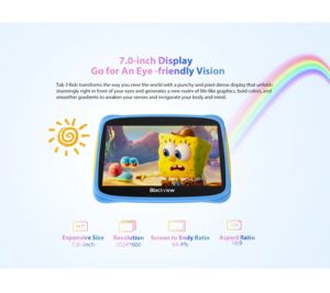 Scheda Blackview <span class=keywords><strong>3</strong></span> bambini Tablet Android 13 7 "Display Tablet Quad Core 2GB + 32GB batteria 3280mAh 1024*600 - Product Image 6