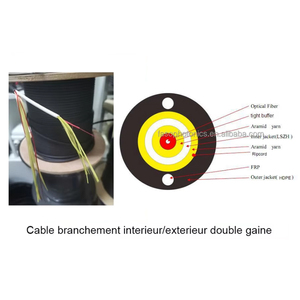 Cable de Fibra Óptica 1FO, Doble Cubierta, FRPs, 5.0mm 6.0mm, 1fo G657A2, Interior/Exterior, Aéreo/Conducto -TOURET 500M 1FO - Product Image 6