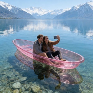 Planche à pagaie <span class=keywords><strong>gonflable</strong></span> neuve à <span class=keywords><strong>prix</strong></span> <span class=keywords><strong>d</strong></span>'usine avec pédales, kayak transparent pour la pêche en rivière et les excursions de loisirs - Product Image 2