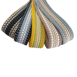 5cm rộng dày 3mm Màu ngọc trai hạt màu dải thời trang vành đai Polyester jacquard vải - Product Image 1