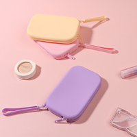 Nouvelle Pochette Souple en Silicone 2026 pour Usage Quotidien : Porte-Monnaie à Fermeture Éclair, Écouteurs, Câbles de Recharge, Rouge à Lèvres et Clés