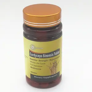 고품질 중국 의료 허브 Cordyceps Sinensis 알약 중국 애벌레 곰팡이 태블릿