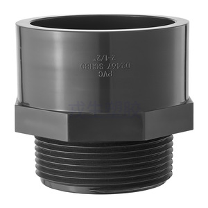 Adaptador de PVC de 2-1/2 pulgadas Sch80 con rosca macho para conexión de plomería - Product Image 1