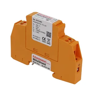 Telebahn Pluggable SPD 5V/12V/24V/48V/60V/110V 0-20mA 4-20mA 35mm DIN for Measuring and Controlling System Surge Suppressors