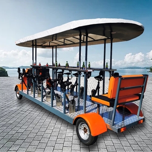 Quadricycle à quatre roues tendance 2025 pour adultes, vélo touristique électrique à bière à vendre - Product Image 3