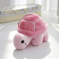 Mignon Petit Sac à Dos Kawaii Doux avec Pendentif Tortue en Peluche, Accessoire de Décoration pour Sac, Idéal pour Cadeau Promotionnel