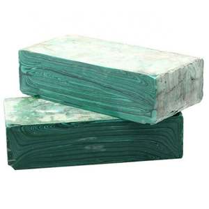 บล็อก Malachite เรซินสังเคราะห์หยาบ - Product Image 1