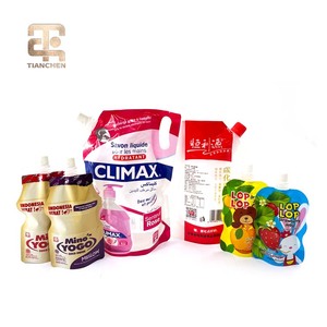 OEM Design rotocalco stampato PET + PE supporto a prova di umidità sacchetto di Gel disinfettante laminato sapone liquido ricarica plastica vuota - Product Image 4