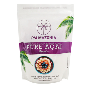 Emballage <span class=keywords><strong>de</strong></span> viande <span class=keywords><strong>de</strong></span> bœuf séchée compostable écologique sacs à collation Ziplock biodégradables support <span class=keywords><strong>de</strong></span> thé pochette en papier sacs en plastique - Product Image 2