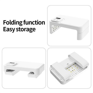 180W <b>Large</b> LED Nail Dryer Foldable with Leather Hand Pillow and 66 <b>Beads</b> UV Lamp - Product Image 5