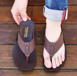 Tongs de plage décontractées pour hommes de haute qualité, bon marché, en gros, mode estivale - Product Image 2