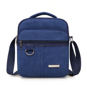 <span class=keywords><strong>Bolso</strong></span> de lona de un solo hombro para <span class=keywords><strong>hombre</strong></span>, <span class=keywords><strong>bandolera</strong></span> de negocios de ocio, compra directa - Product Image 3