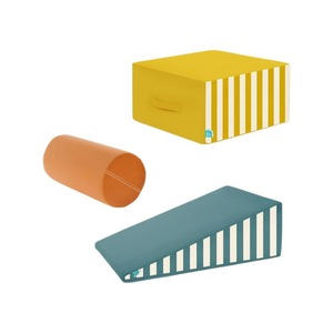 Structure d'escalade multifonctionnelle pour enfants avec toboggan, tapis de jeu intérieur en EVA, tapis de ramper pour bébé, usage domestique, unisexe, 2 à 4 ans - Product Image 5